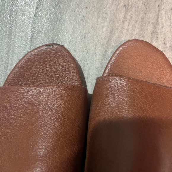 Nine West Brown Slide Mules Sandals Size 8 - Picture 9 of 10